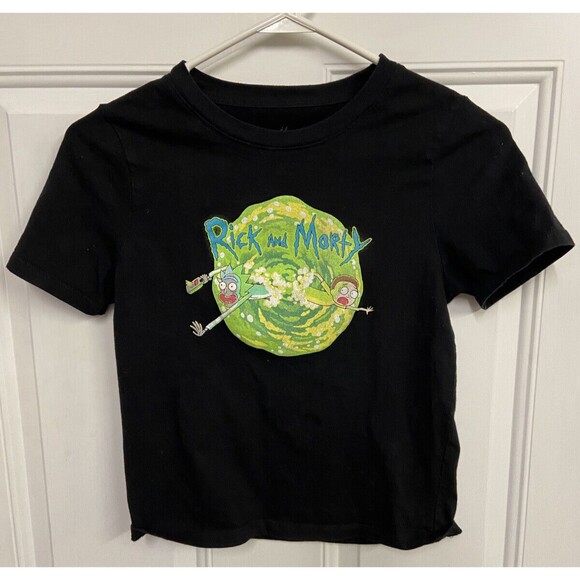 Rick And Morty Adult Swim T-Shirt Boys Medium Short Sleeved Graphic - Picture 2 of 4